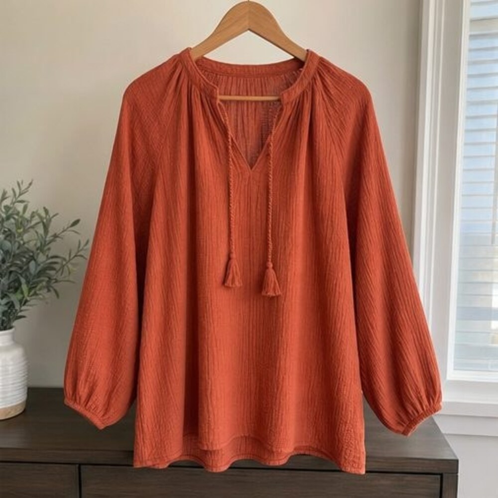 Sage V Neck Top